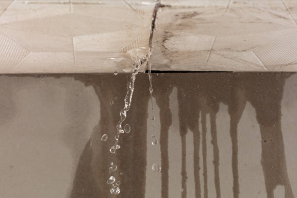 Professional Burst Pipe Cleanup technician working in Sayreville, NJ